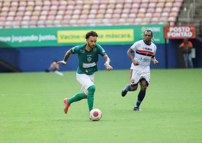 Junior Palmares, autor do gol da vitória do Manaus