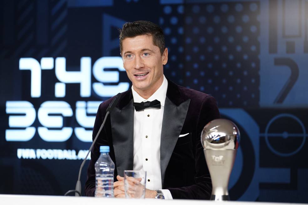 Robert Lewandowski é eleito o melhor jogador do mundo