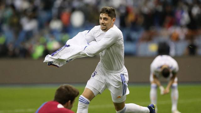 Valverde comemora seu gol