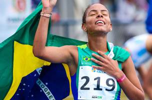 Mirelle Leite, corredora brasileira. (Foto: Reprodução / Time Brasil)