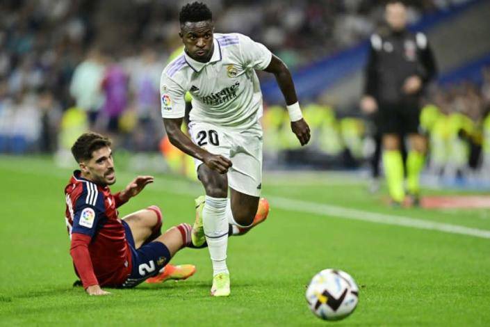 Vini Jr marcou o gol do Real Madrid diante do Osasuna