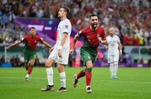 Bruno Fernandes foi destaque da partida (Foto: Reprodução/ Twitter FIFA)