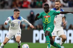 Inglaterra x Senegal (Foto: Reprodução/Twitter)