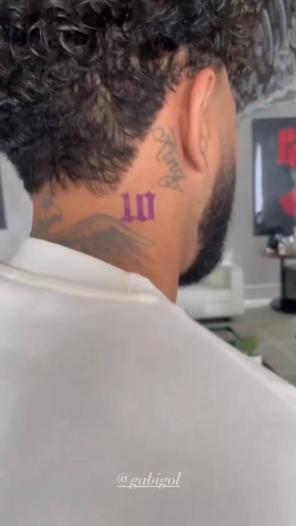 Tatuagem de Gabigol