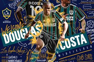 Douglas Costa é novo reforço do Los Angeles Galaxy (Foto: Reprodução / Twitter)