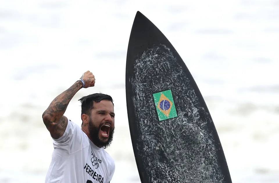Ítalo Ferreira conquistou a medalha de ouro no surfe nas Olimpíadas de Tóquio 2020