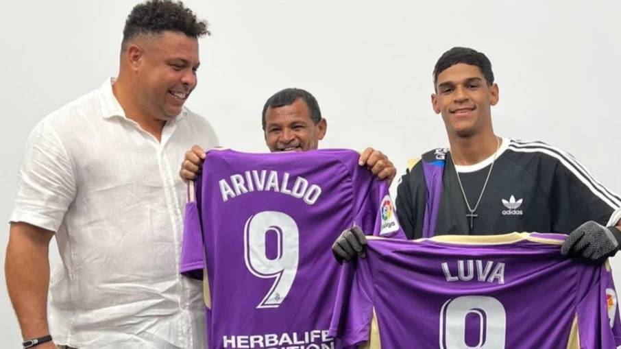 Ronaldo, Luva de Pedreiro e o pai em encontro privado