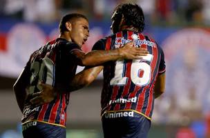 No primeiro jogo da era City, Bahia vence o Juazeirense na estreia pelo Campeonato Baiano (Foto: GE MARANHÃO)