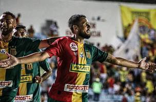 Com gol de Eloir nos acréscimos, Sampaio vence o IAPE na estreia do Campeonato Maranhense (Foto: GE MARANHÃO)