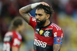 Gabigol diz que Flamengo tem que "juntar os cacos" após vice da Recopa (Foto: GE RIO)