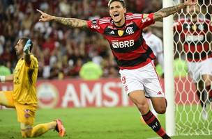 Com dois gols de Pedro, Flamengo bate Ñublense e conquista primeira vitória na Libertadores (Foto: GE RIO)