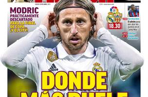 Modric desfalcará Real Madrid na final da Copa do Rei e contra o Manchester City, diz jornal (Foto: GE)