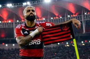 'Aqui é Flamengo. Não é Big Brother. Não tem 24 câmeras. E nem fofoquinhas.' Gabigol, depois de o Flamengo eliminar o Fluminense (Foto: R7)