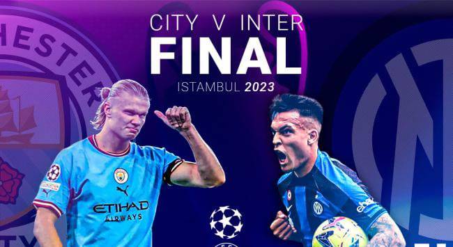 Manchester City x Inter de Milão: onde assistir, horário e prováveis escalações da final da Champions League