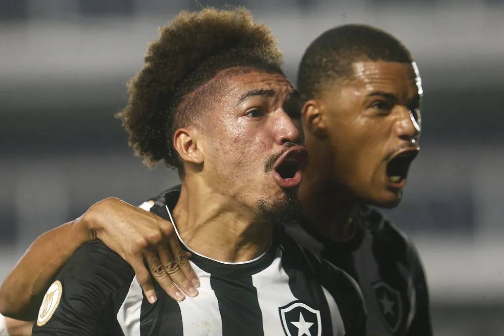 Botafogo faz dois em três minutos, empata com Santos e abre 11 pontos na  ponta do Brasileirão