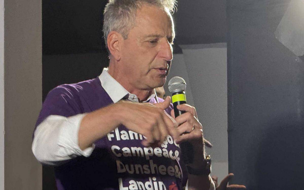 Rodolfo Landim no lancamento da chapa UniFla a presidencia do Flamengo