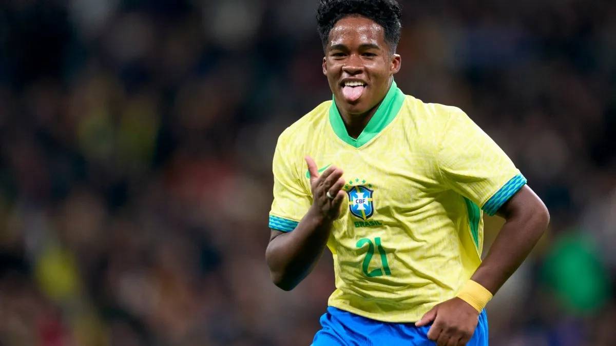 Endrick projeta ataque com Vini Jr. e Rodrygo no Real Madrid: 'Seria sensacional'