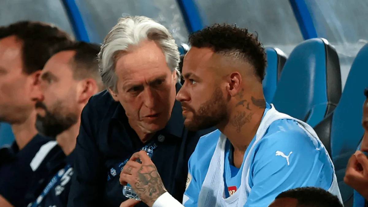 Jorge Jesus confirma conversas por renovação e diz que Neymar deve voltar em setembro