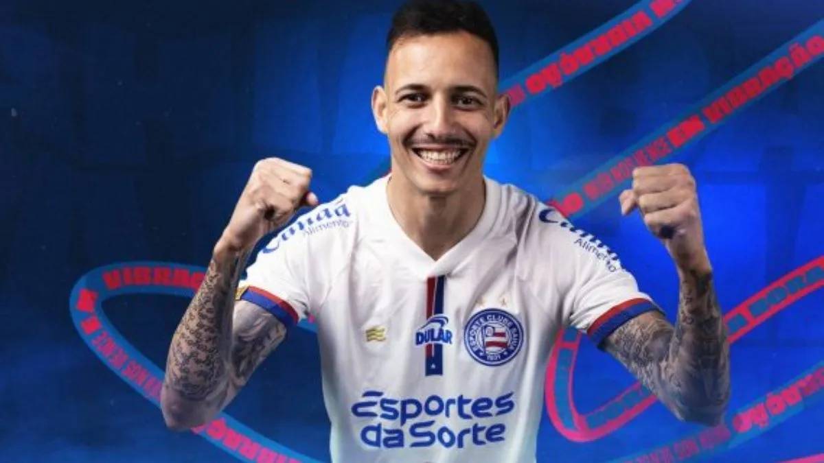 Bahia anuncia a contratação do lateral-esquerdo Iago Borduchi
