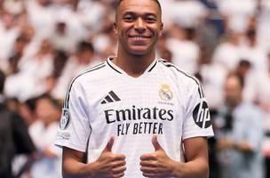 Mbappé é apresentado pelo Real Madrid e diz: 'Orgulho de jogar no melhor da história' (Foto: TNT)
