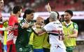 Confusao em Sao Paulo x Palmeiras (Foto: Marcos Ribolli