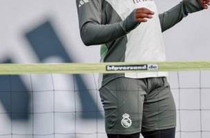 Endrick em treino do Real (Foto: Divulgacao / Real Madrid)