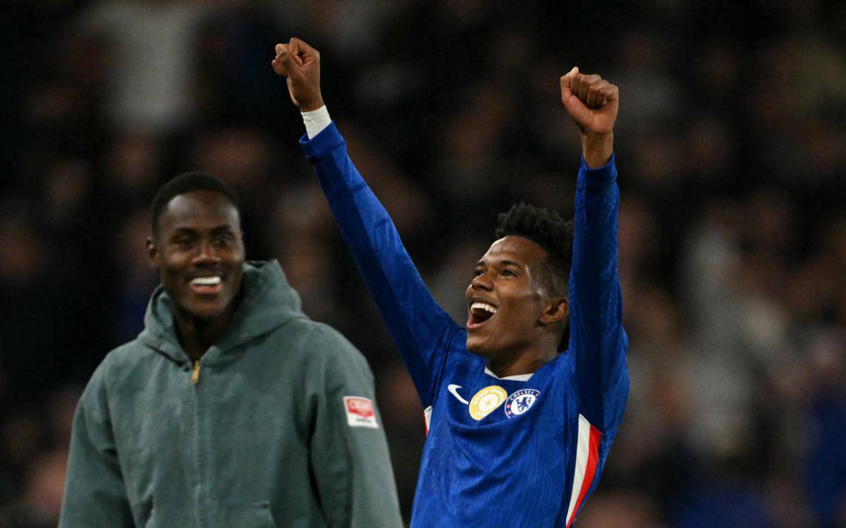Estevao marcou o gol da vitoria do Chelsea sobre o Liverpool