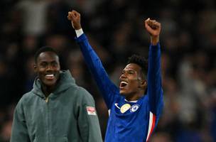 Estevao marcou o gol da vitoria do Chelsea sobre o Liverpool (Foto: Glyn Kirk / AFP)