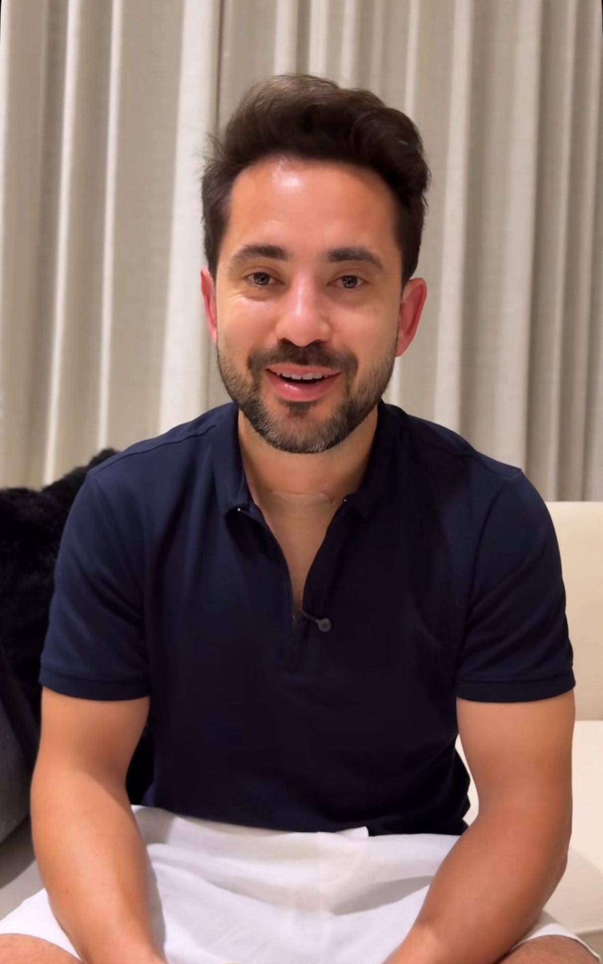 Everton Ribeiro gravou um video para atualizar sua situacao
