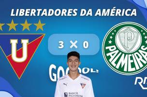 LDU 3 X 0 Palmeiras (Foto: Reprodução / Youtube)