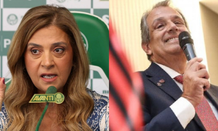 Leila Pereira, presidente do Palmeiras, rebate acusacoes de Luiz Eduardo Baptista, o Bap, mandatario do Flamengo