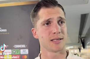 O goleiro Facundo Cambeses, do Racing. (Foto: Reprodução / TikTok)