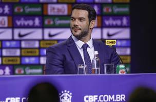 Samir Xaud e o presidente da CBF (Foto: Rafael Ribeiro / CBF)