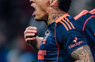 Igor Jesus atua na Liga Europa pelo Forest (Foto: Divulgacao / Nottingham Forest)