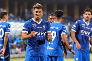 Marcos Leonardo e um dos destaques do Al-Hilal (Foto: Fayez Nureldine / AFP)