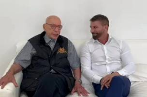 Pedrinho e Jose Roberto Lamacchia (Foto: Reproducao)