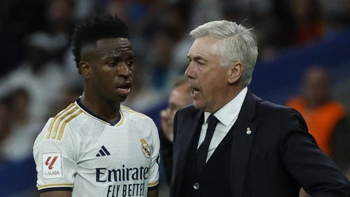 Ancelotti pode reeditar parceria com Vini Jr na selecao