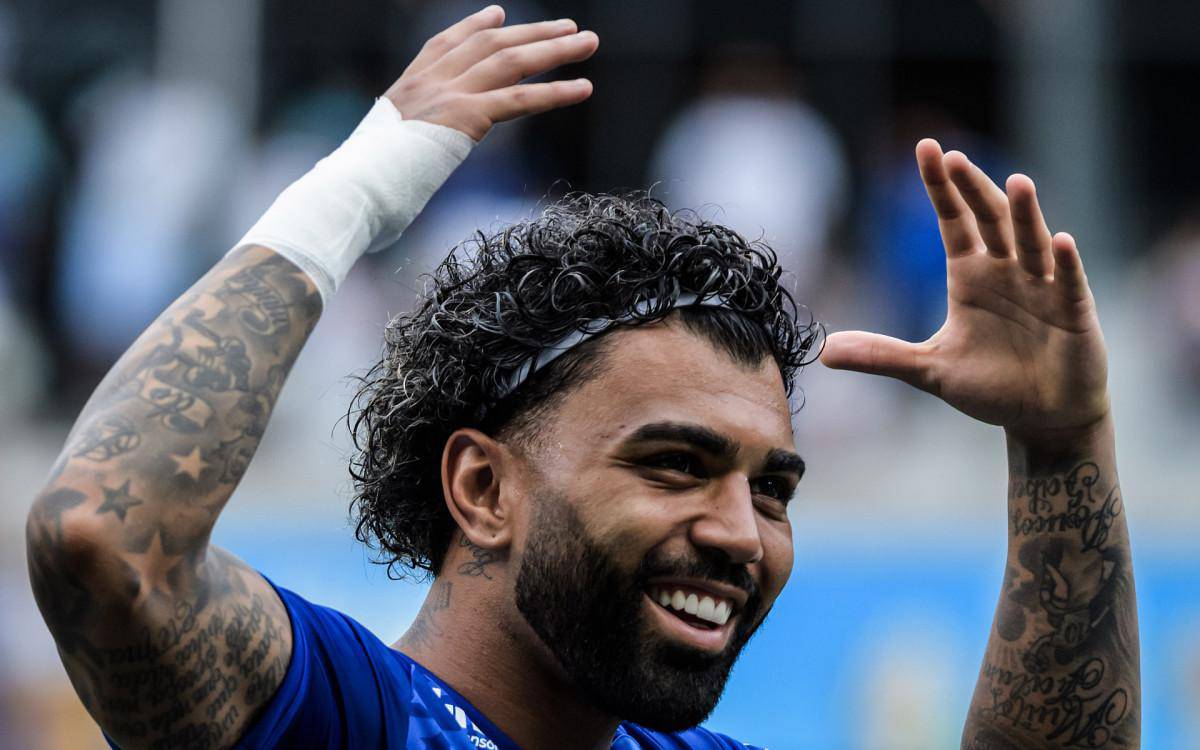Gabigol, ex-Flamengo, defende atualmente o Cruzeiro