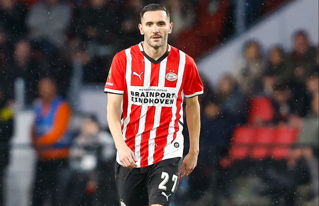 Lucas Pérez pelo PSV.