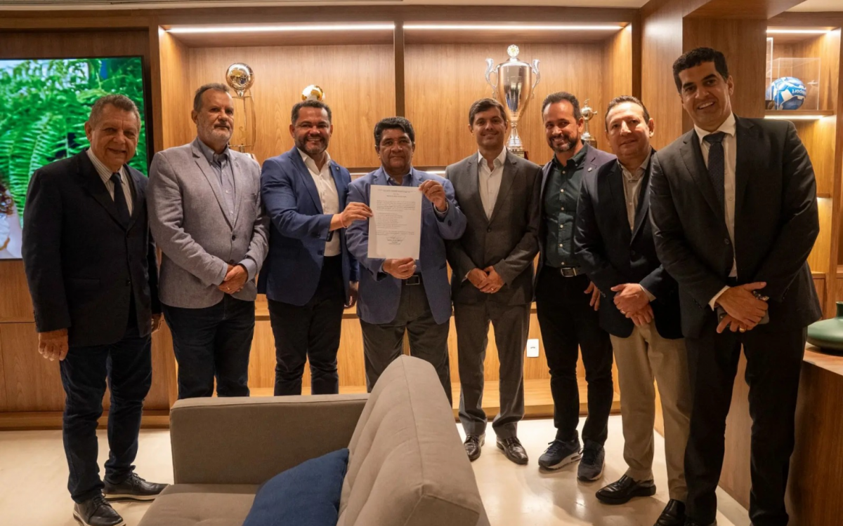 Registro da candidatura da chapa de Ednaldo Rodrigues, atual presidente da CBF