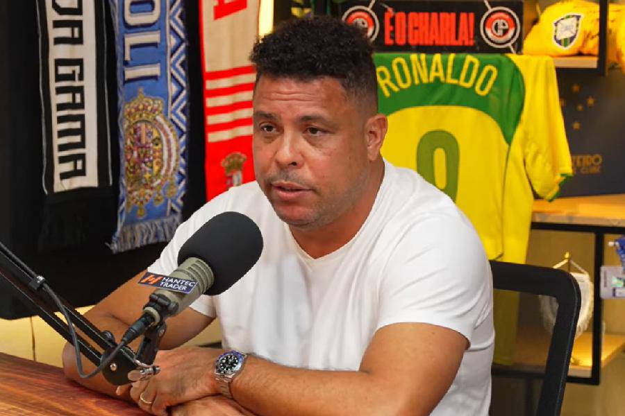 Ronaldo em entrevista ao Charla nesta sexta-feira, 21.