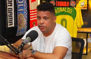 Ronaldo em entrevista ao Charla nesta sexta-feira, 21. (Foto: Reproducao/Charla Podcast)