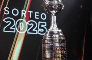 Sorteio Libertadores da America 2025 (Foto: Reproducao / Twitter CONMEBOL)