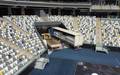 Atletico-MG recebe grama sintetica para instalar na Arena MRV (Foto: Divulgacao/Atletico