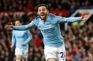 Bernardo Silva em Bournemouth x Manchester City, em marco de 2025 (Foto: Reproducao / Carl Recine / Reuters)