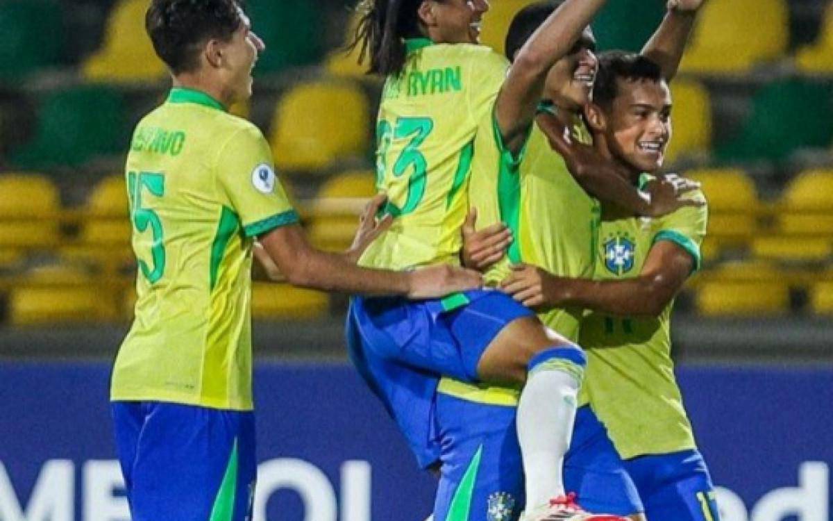 Brasil venceu a Venezuela e assumiu a lideranca no Sul-Americano sub-17