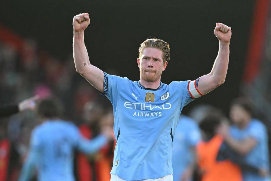 De Bruyne anuncia saida do Manchester City