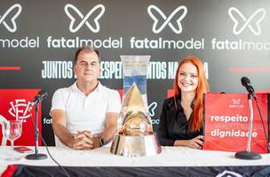 Fatal Model patrocina o Vitoria desde 2023 (Foto: Victor Ferreira / EC Vitoria / Divulgacao)