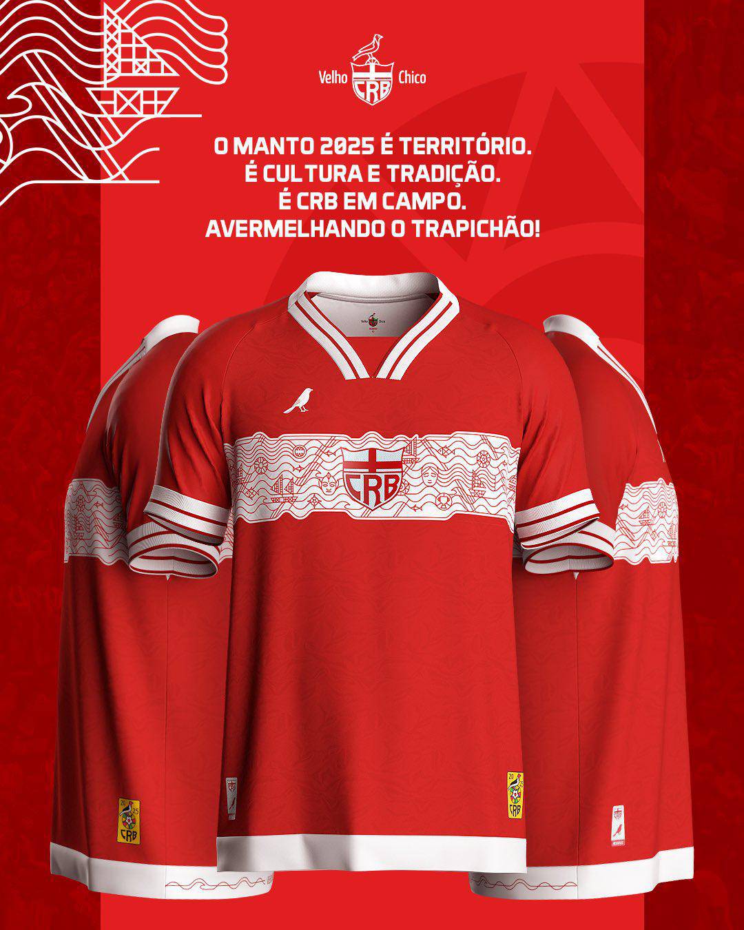 Galo apresentara a linha completa na proxima quinta-feira, em uma festa de lancamento. Antes, o clube havia divulgado apenas detalhes do novo uniforme.
