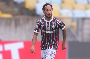Guga foi submetido a um exame de imagem e teve diagnosticada uma lesao no musculo posterior da coxa esquerda, segundo apuracao do ge a lesao e de grau 2 (Foto: Reproducao / MARCELO GONCALVES / FLUMINENSE F.C.)